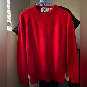 Vintage Red Wool Women's Sweater